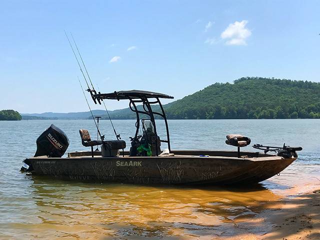 2017 SeaArk BX220 with a SG600 boat t-top, photo 1 of 4