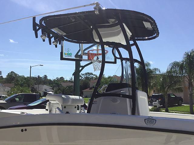 2017 Yamaha 190 FSH with a SG600 boat t-top, photo 2 of 2