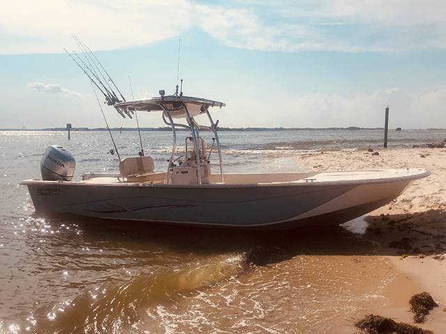 2018 Carolina Skiff 258 DLV with a SG600 boat t-top, photo 3 of 4