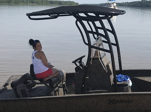 2018 Xpress H22B with a SG900 boat t-top, photo 2 of 2