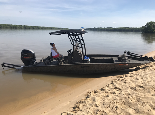 2018 Xpress H22B with a SG900 boat t-top, photo 1 of 2