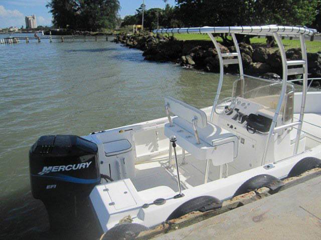Angler 204 with a SG300 boat t-top, photo 2 of 5