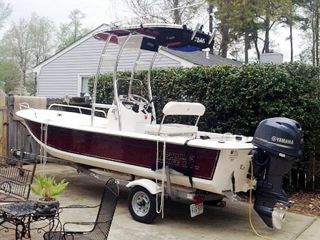 Carolina Skiff JVX18 with a SG300 boat t-top, photo 1 of 3