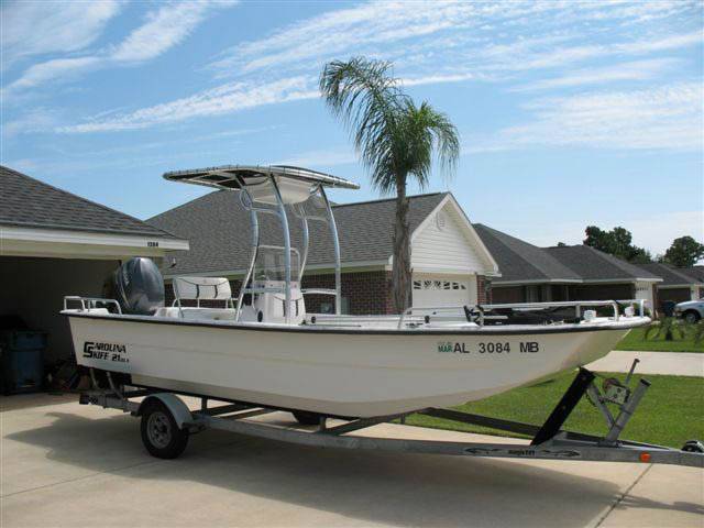 Carolina Skiff with a SG600 boat t-top, photo 3 of 3