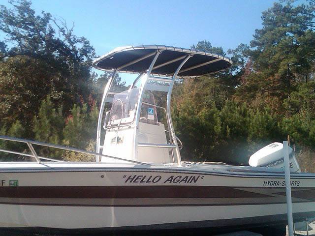Hydra-Sports with a SG300 boat t-top, photo 2 of 2