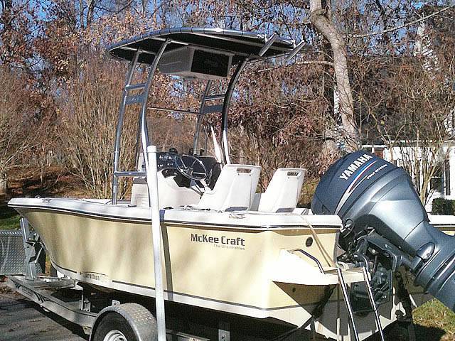 McKee Craft 184 with a SG300 boat t-top, photo 1 of 2