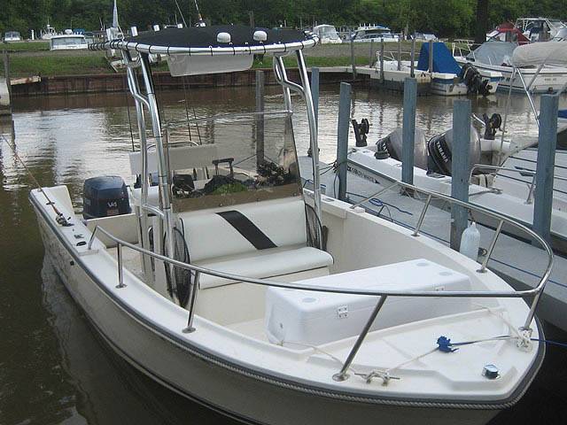 Robalo with a SG600 boat t-top