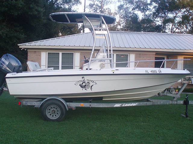 Sunbird Neptune with a SG300 boat t-top, photo 1 of 2