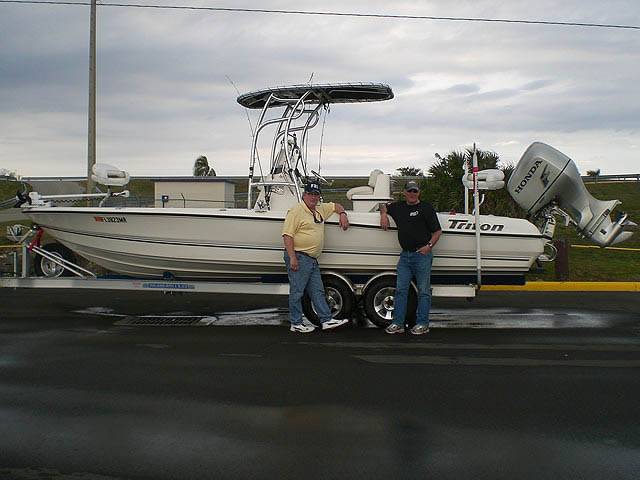 Triton with a SG600 boat t-top, photo 2 of 2