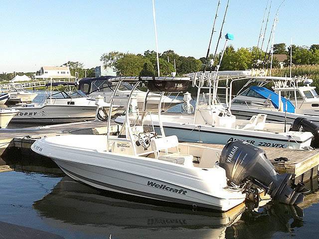 Wellcraft with a SG300 boat t-top
