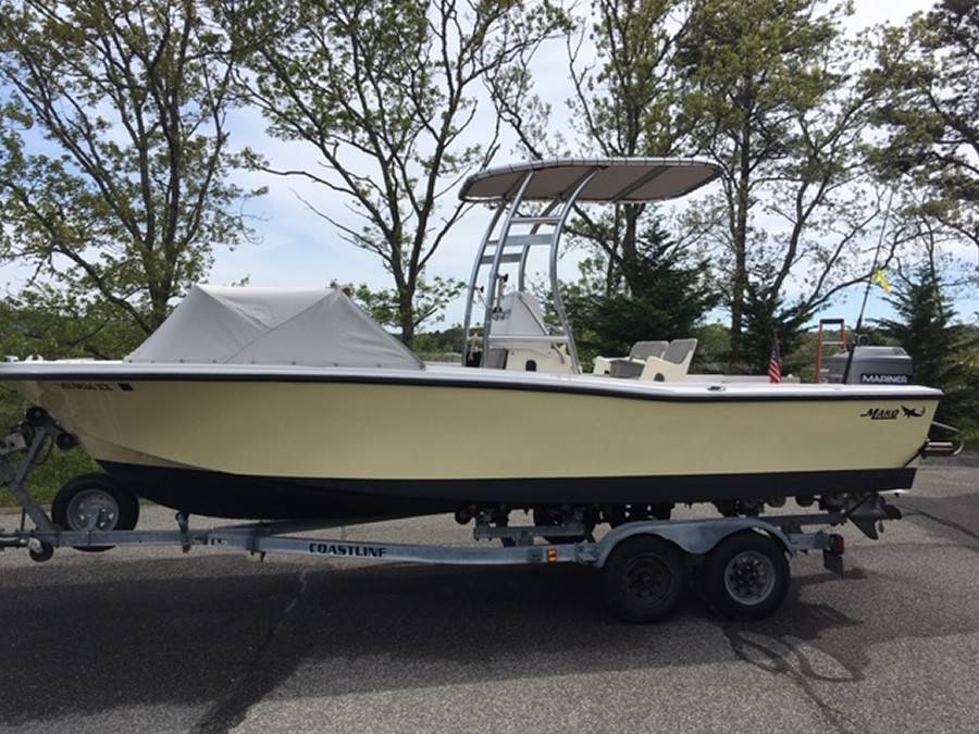 1971 22' Mako with a SG300 boat t-top, photo 1 of 3