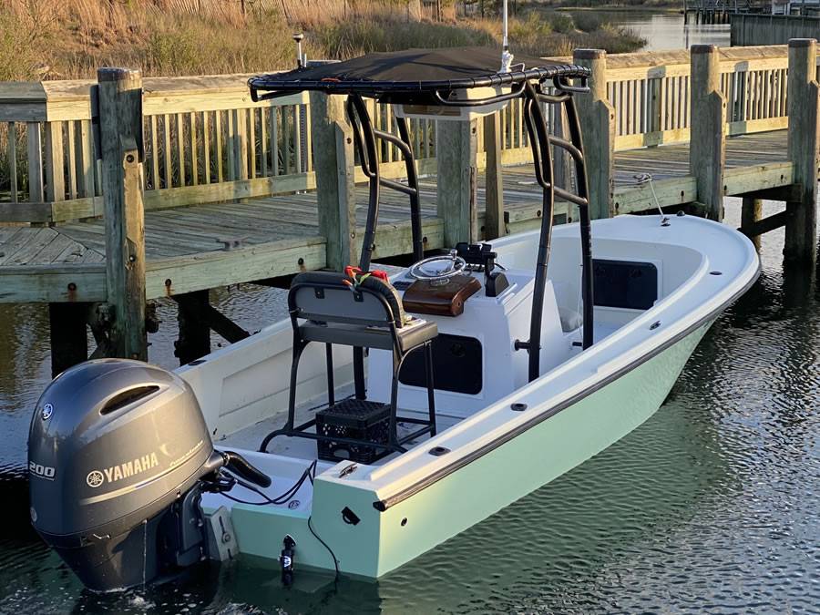 1973 Mako with a SG900 boat t-top, photo 2 of 5