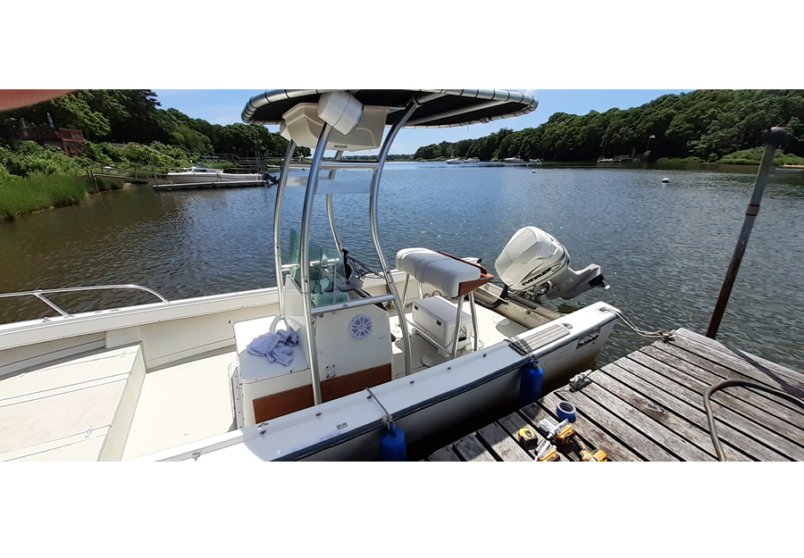 1975 Aquasport 19.7 with a SG300 boat t-top, photo 2 of 5