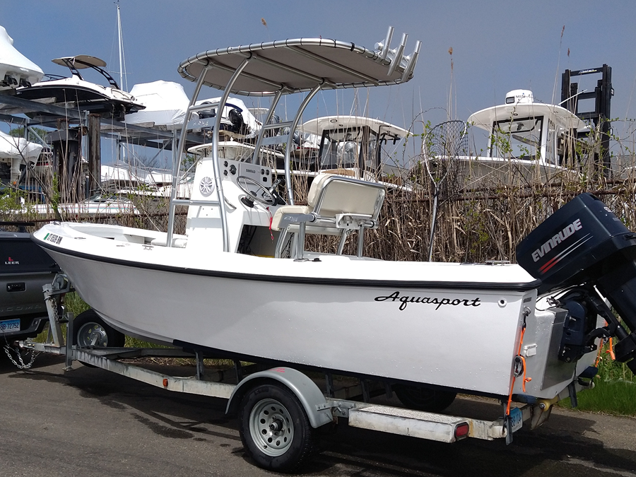 1977 Aquasport 19-6 with a SG300 boat t-top, photo 2 of 2