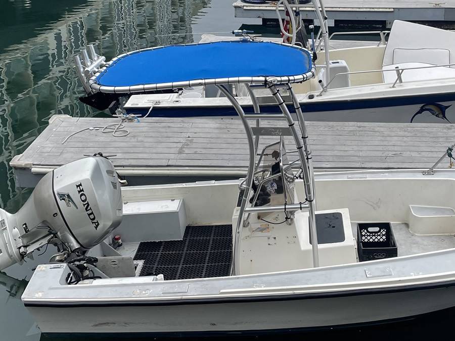 1978 Mako 17' with a SG300 boat t-top, photo 3 of 3