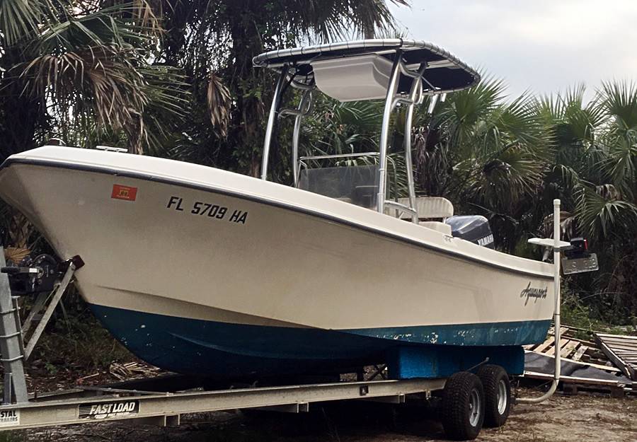 1991 Aquasport 19-6 with a SG600 boat t-top, photo 3 of 3