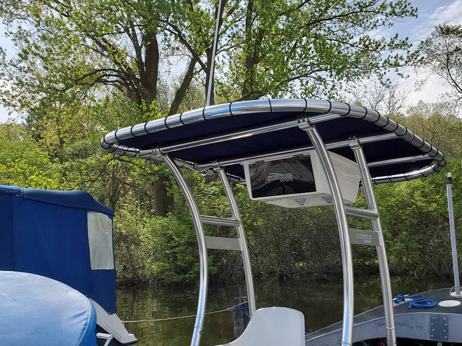 1997 OTEC 26ft Motor Surf Boat with a SG300 boat t-top, photo 3 of 4