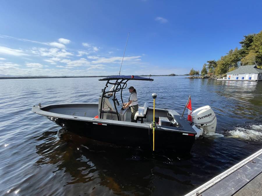 1998 Custom Hull Keel with a SG600 boat t-top, photo 3 of 5