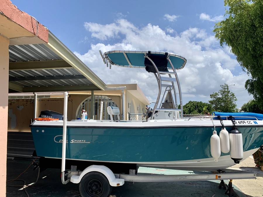 1999 Pro Sport 1850CC with a SG300 boat t-top, photo 2 of 4