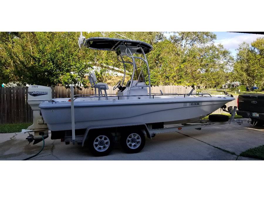 2000 Fishmaster 21bb with a SG600 boat t-top, photo 3 of 4