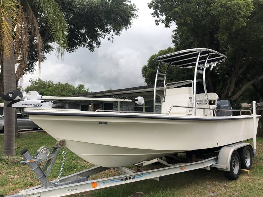 2000 Sea Pro SV2100 with a SG300 boat t-top, photo 1 of 3