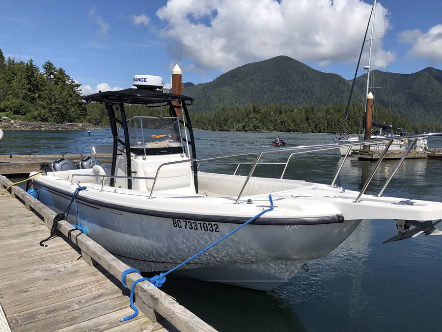 2001 Boston Whaler 26 Outrage with a SG900 boat t-top, photo 1 of 6
