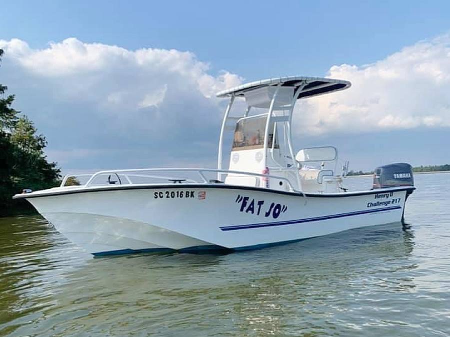 2001 Henry O Challenge 217 with a SG300 boat t-top, photo 2 of 3