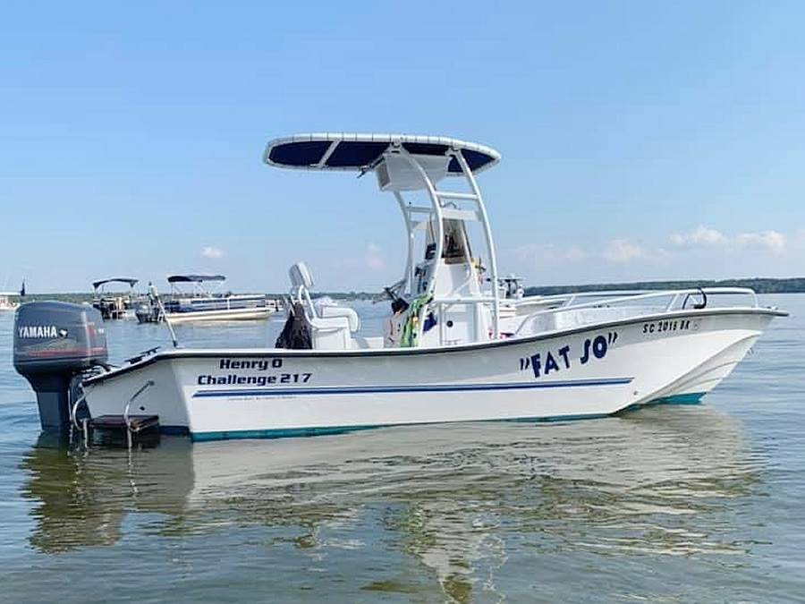 2001 Henry O Challenge 217 with a SG300 boat t-top, photo 1 of 3