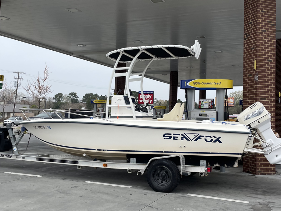 2002 Sea Fox 192 with a SG300 boat t-top, photo 1 of 4