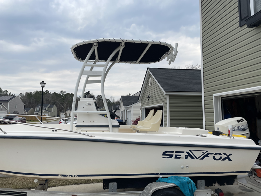 2002 Sea Fox 192 with a SG300 boat t-top, photo 2 of 4