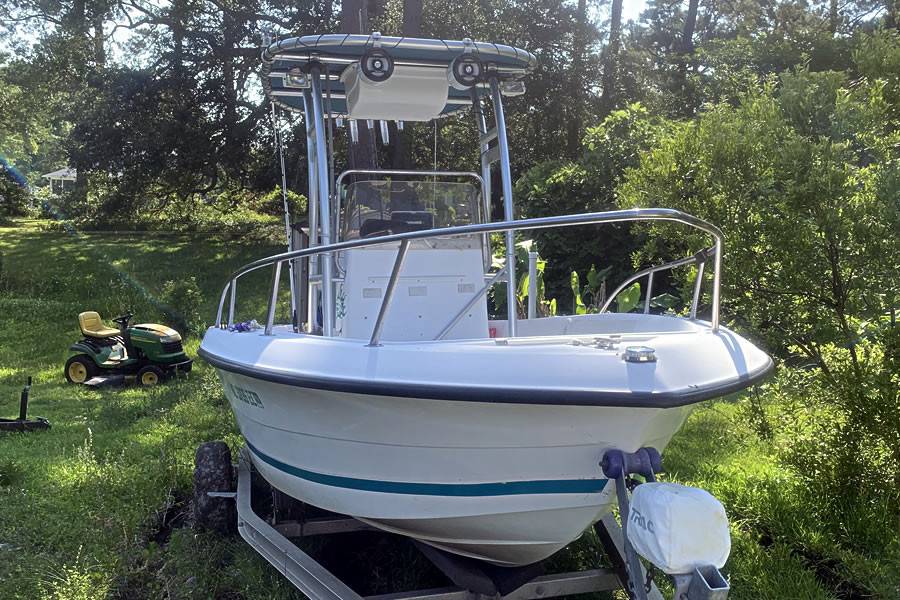 2002 Sea Pro 190CC with a SG300 boat t-top, photo 2 of 3