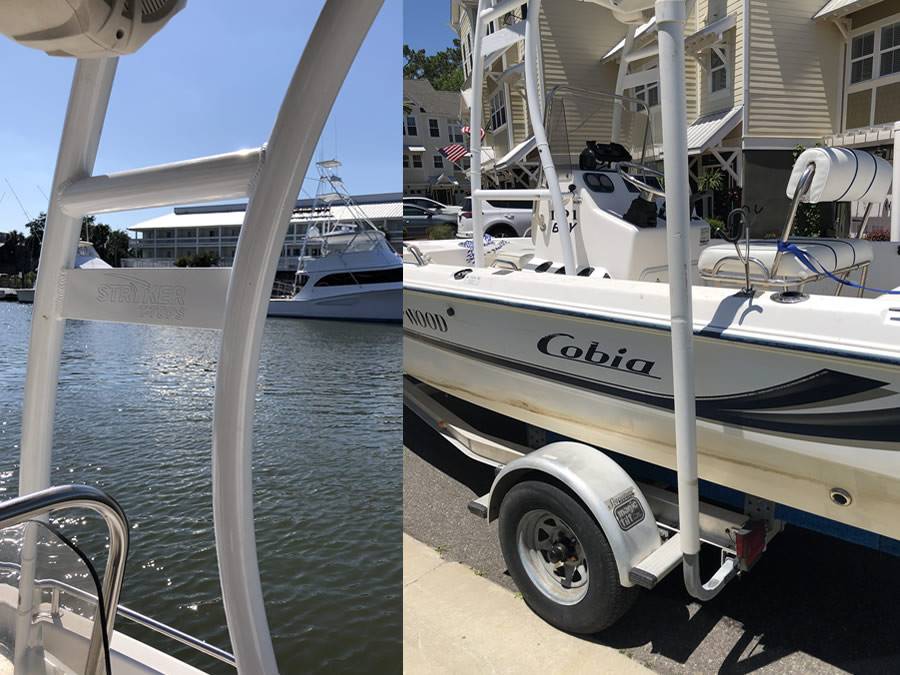 2003 Cobia 191 Bay with a SG300 boat t-top, photo 3 of 5