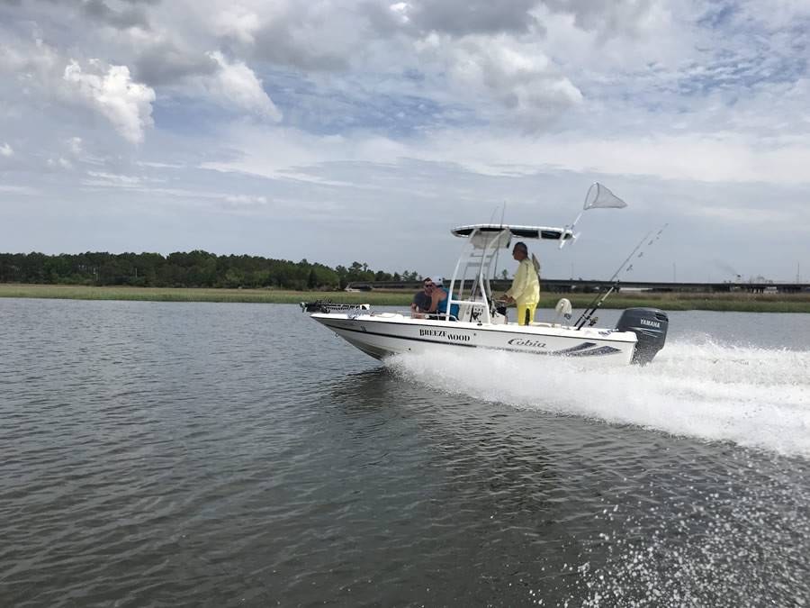 2003 Cobia 191 Bay with a SG300 boat t-top, photo 2 of 5