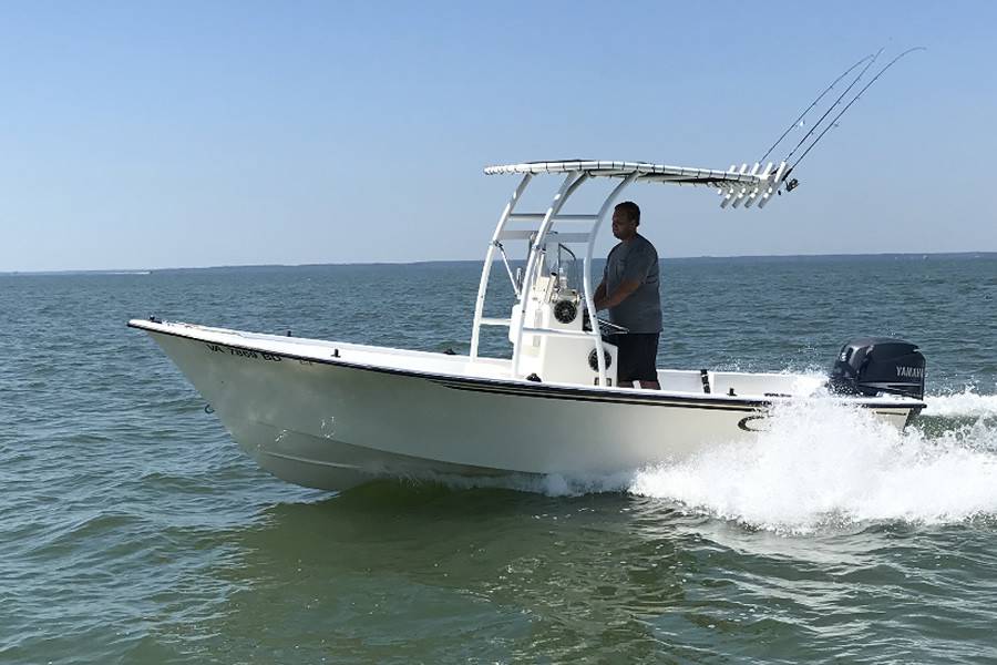 2003 May-Craft 1800 with a SG300 boat t-top, photo 1 of 5