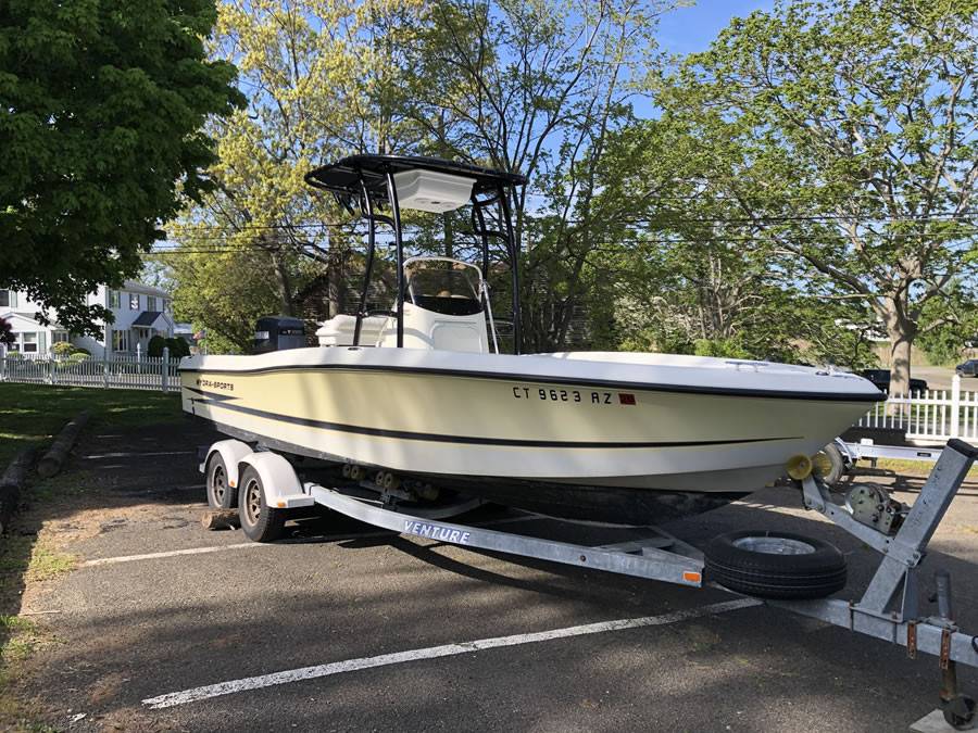 2004 Hydra-Sports Bay Bolt 2300 with a SG600 boat t-top, photo 3 of 6