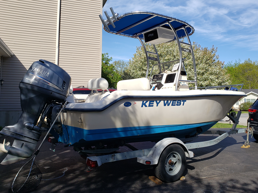 2004 Key West 186 with a SG300 boat t-top, photo 2 of 4