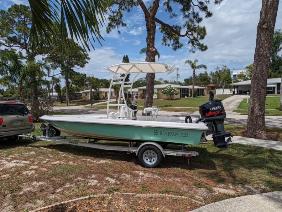 2004 Shearwater 2000z with a SG300 boat t-top, photo 2 of 6