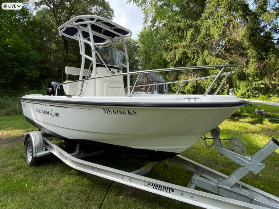 2005 Boston Whaler Nantucket 190 with a SG900 boat t-top, photo 2 of 5