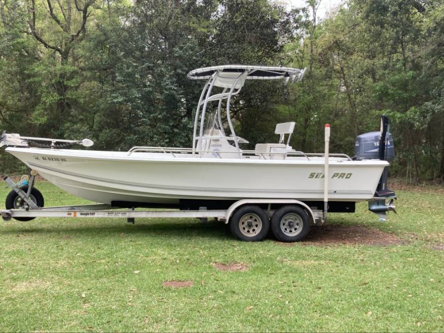 2005 Sea Pro 2100 with a SG600 boat t-top, photo 2 of 2