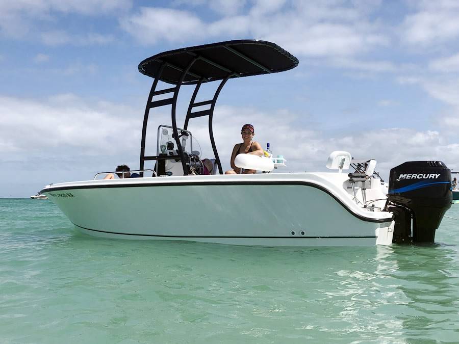 2005 Trophy 1703 Center Console with a SG300 boat t-top, photo 1 of 11