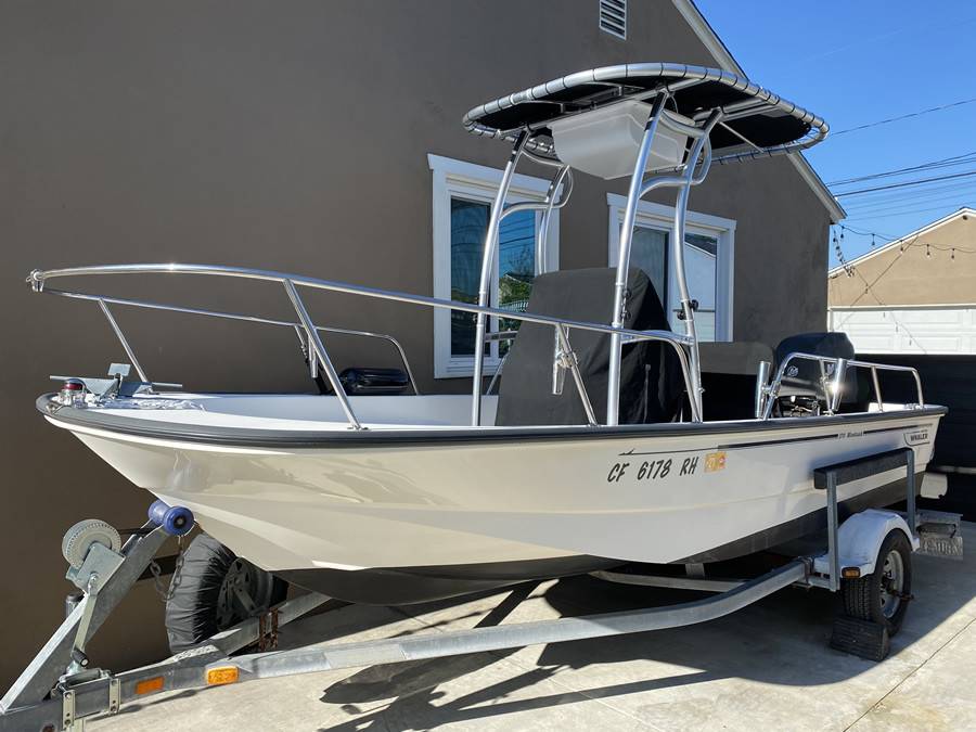 2006 Boston Whaler Montauk with a SG600 boat t-top, photo 3 of 4