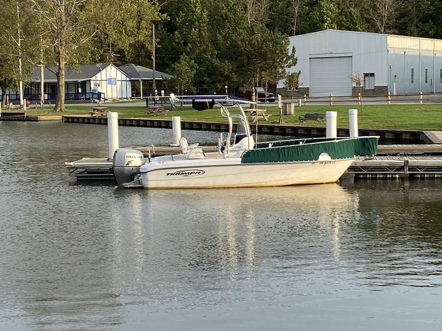 2006 Triumph 195 with a boat t-top, photo 3 of 6