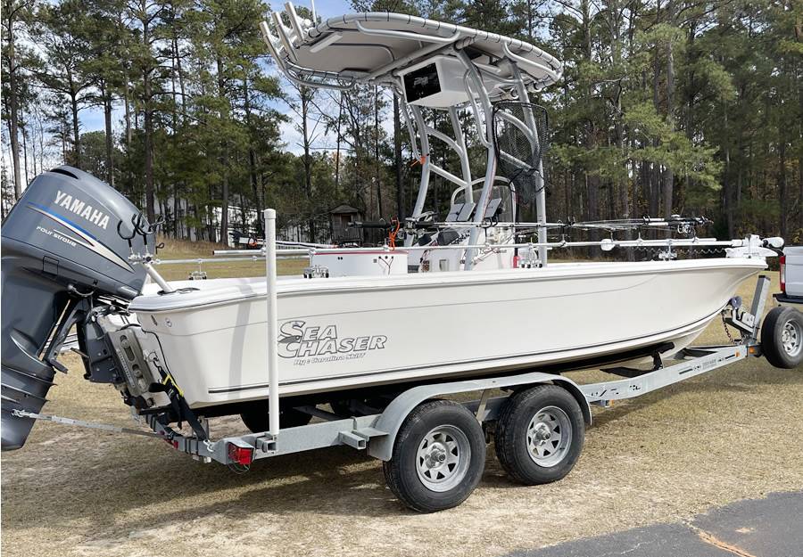 2007 Carolina Skiff Sea Chaser with a SG900 boat t-top, photo 1 of 6
