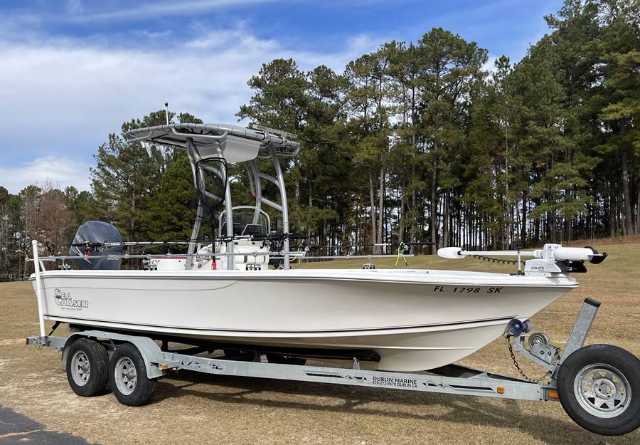 2007 Carolina Skiff Sea Chaser with a SG900 boat t-top, photo 2 of 6
