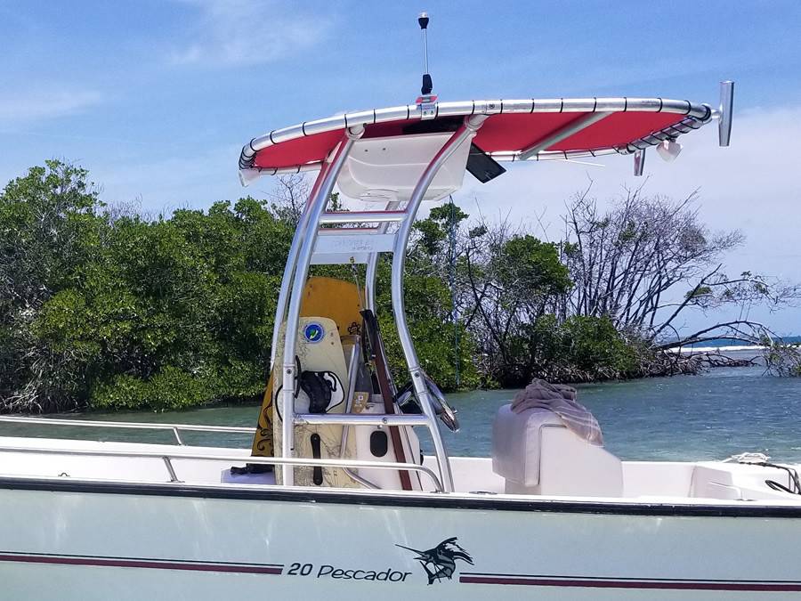 2007 Intermarine Pescador 20' (Venezuela hull) with a SG300 boat t-top, photo 3 of 5