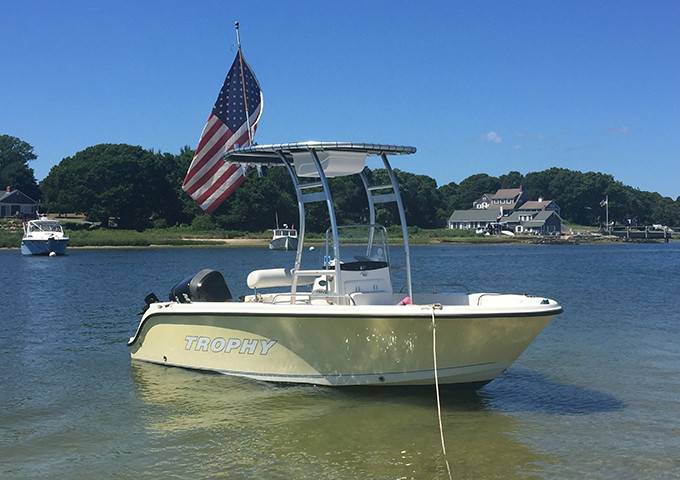 2008 Bayliner Trophy with a SG300 boat t-top, photo 1 of 2