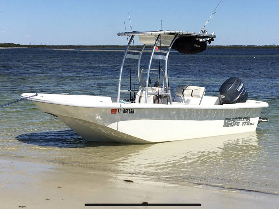 2008 Carolina Skiff 178 DLV with a SG300 boat t-top, photo 2 of 3