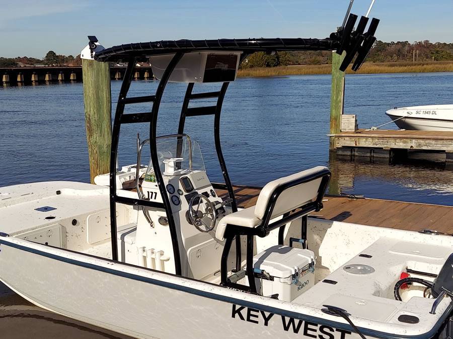 2010 Key West 177 Skiff with a SG300 boat t-top, photo 2 of 4
