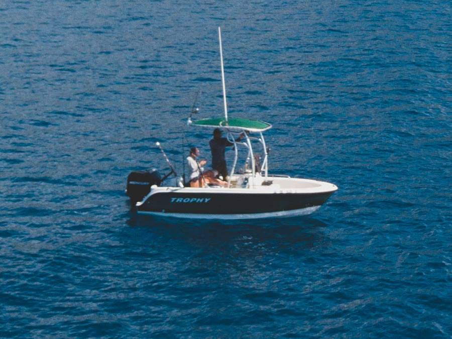 2010 Trophy 1703 Center Console with a SG600 boat t-top, photo 1 of 2