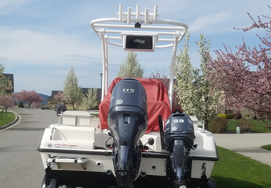 2012 Pursuit C180 with a SG300 boat t-top